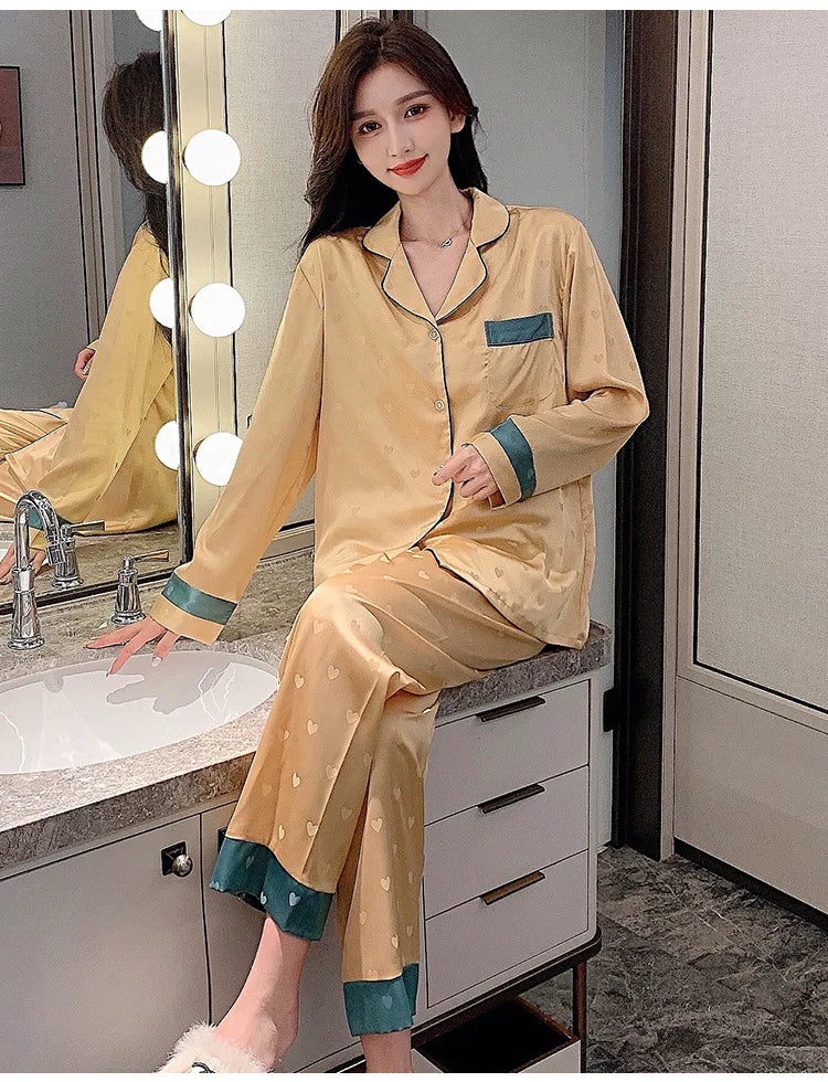 Top Autumn New Ice Silk Women