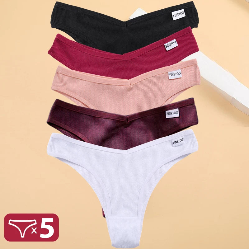 5PCS/Set Cotton Lingerie Panties