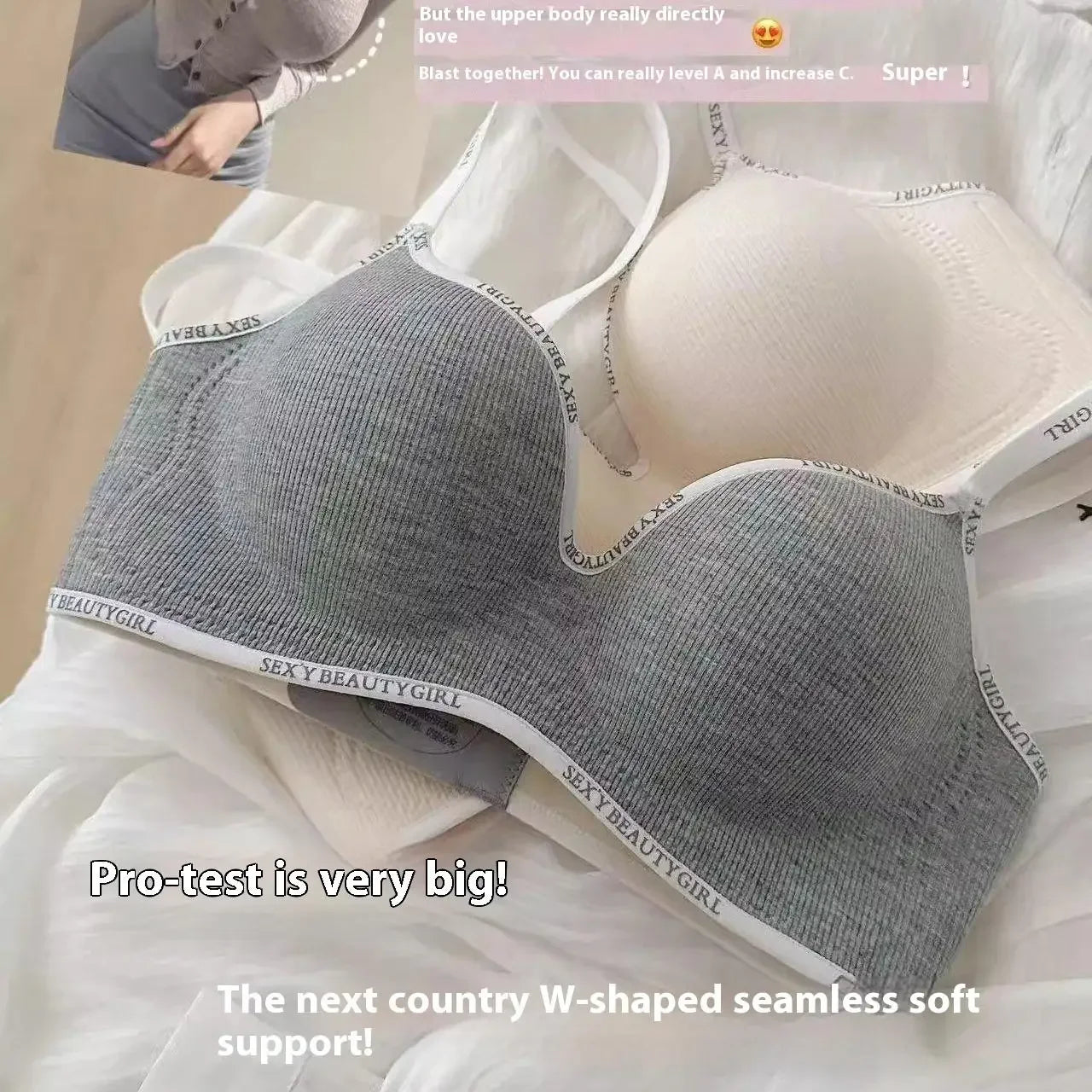 Wireless Push Up Bra for Small
