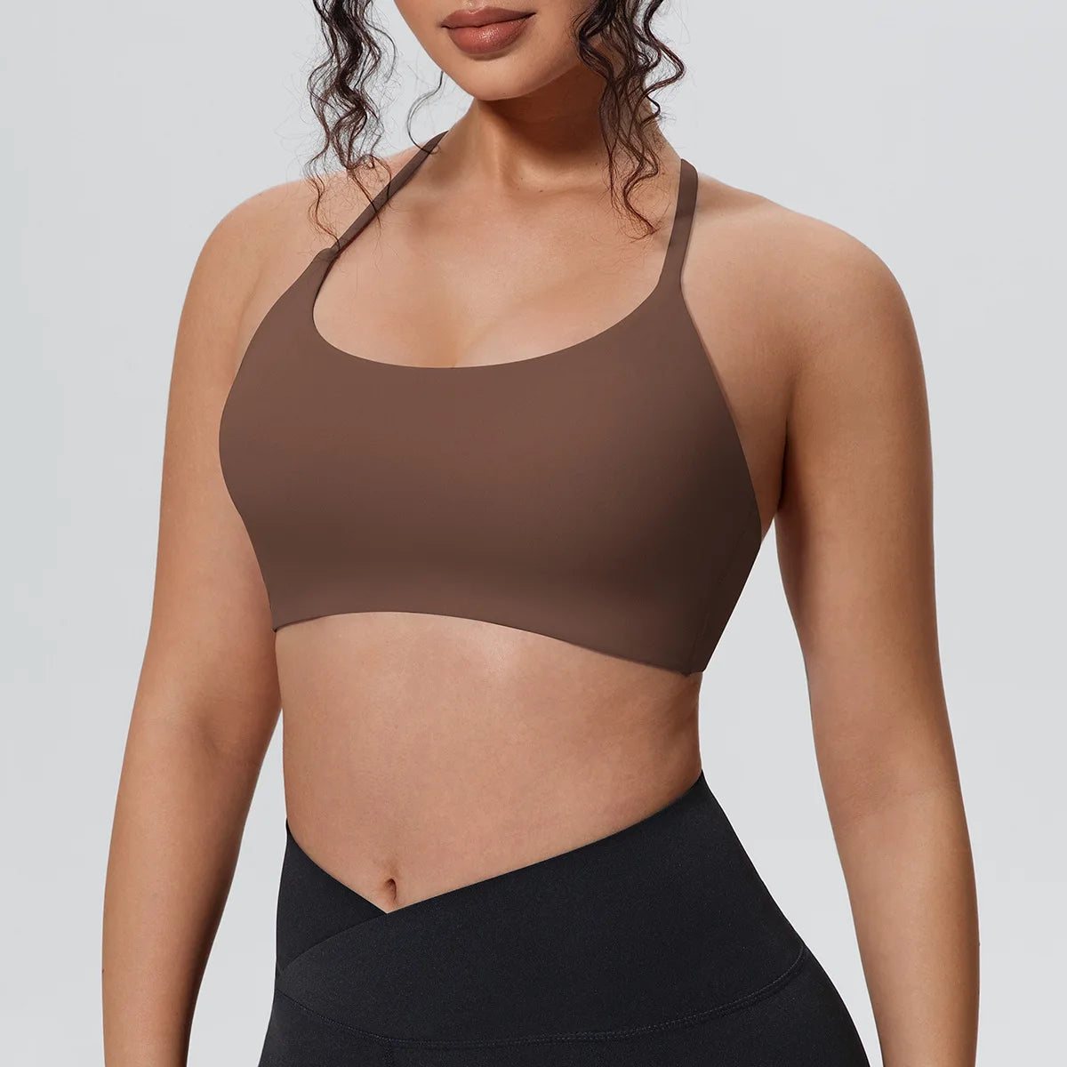 Sports Bra Women Cross Strap
