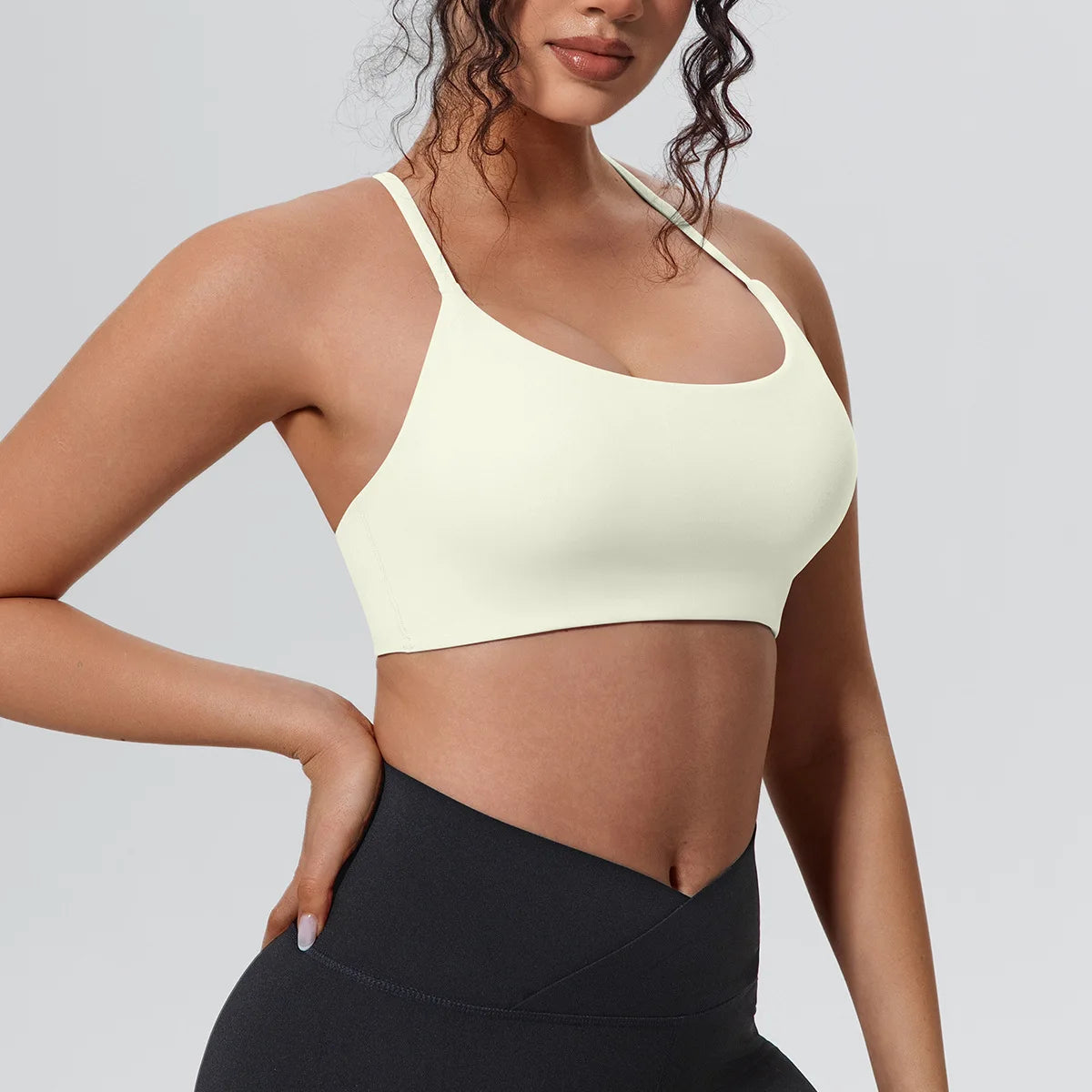 Sports Bra Women Cross Strap