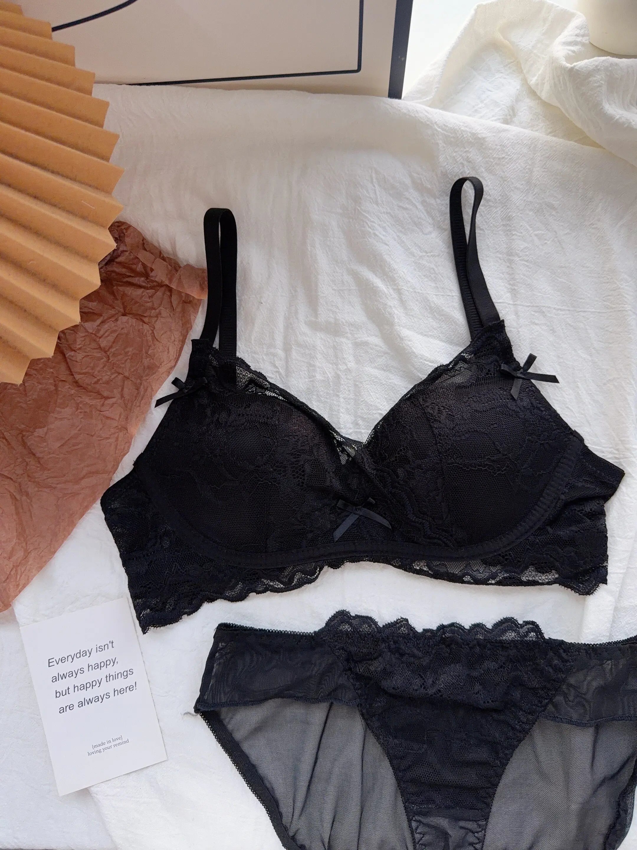 Cute Red Bra and Panty Set