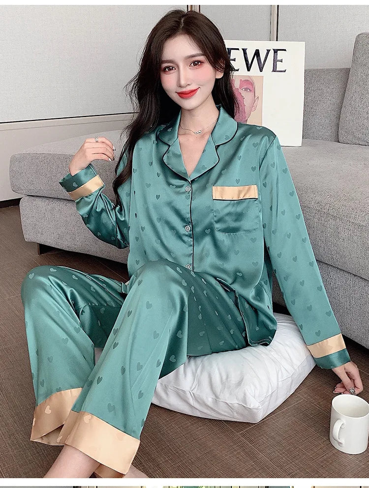 Top Autumn New Ice Silk Women