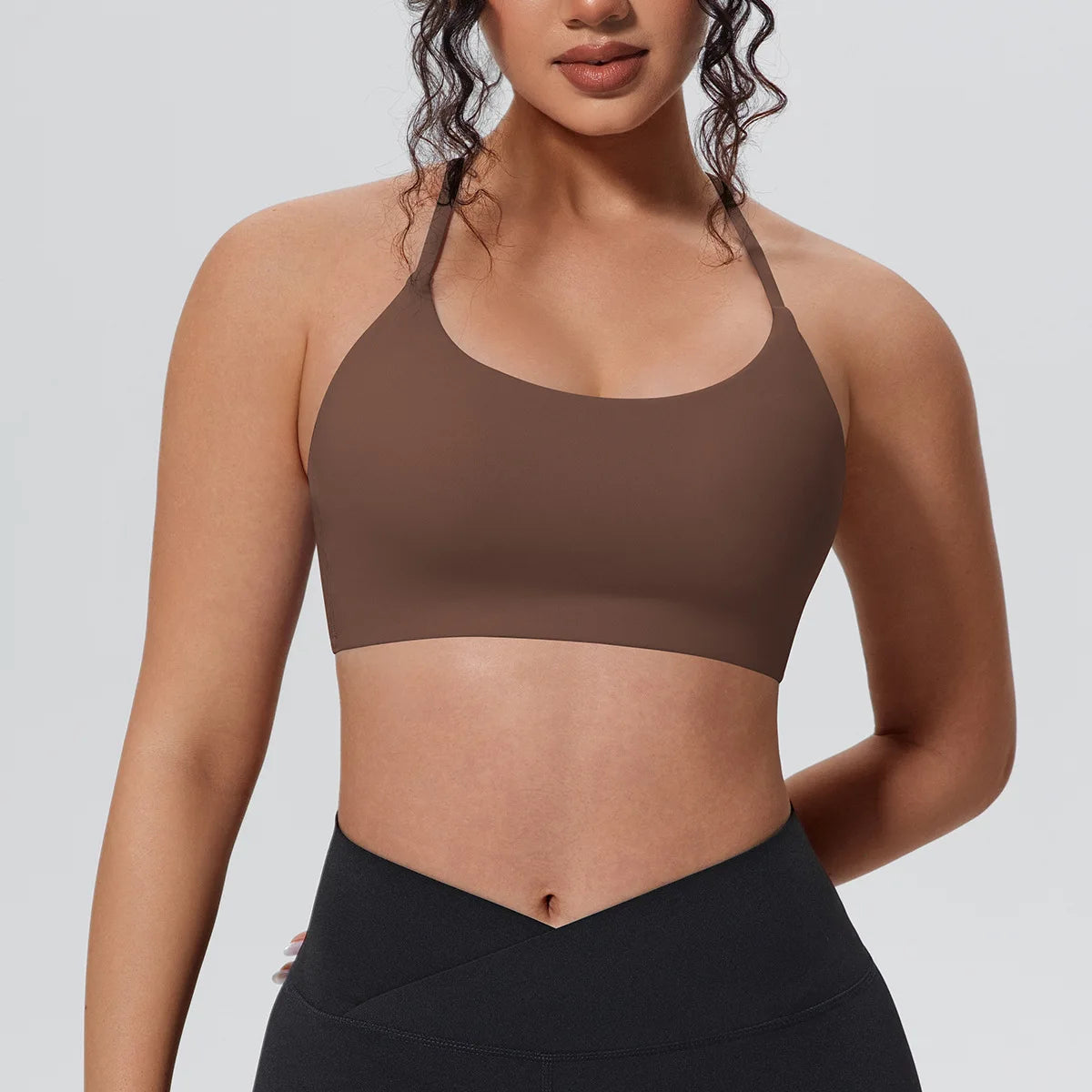 Sports Bra Women Cross Strap