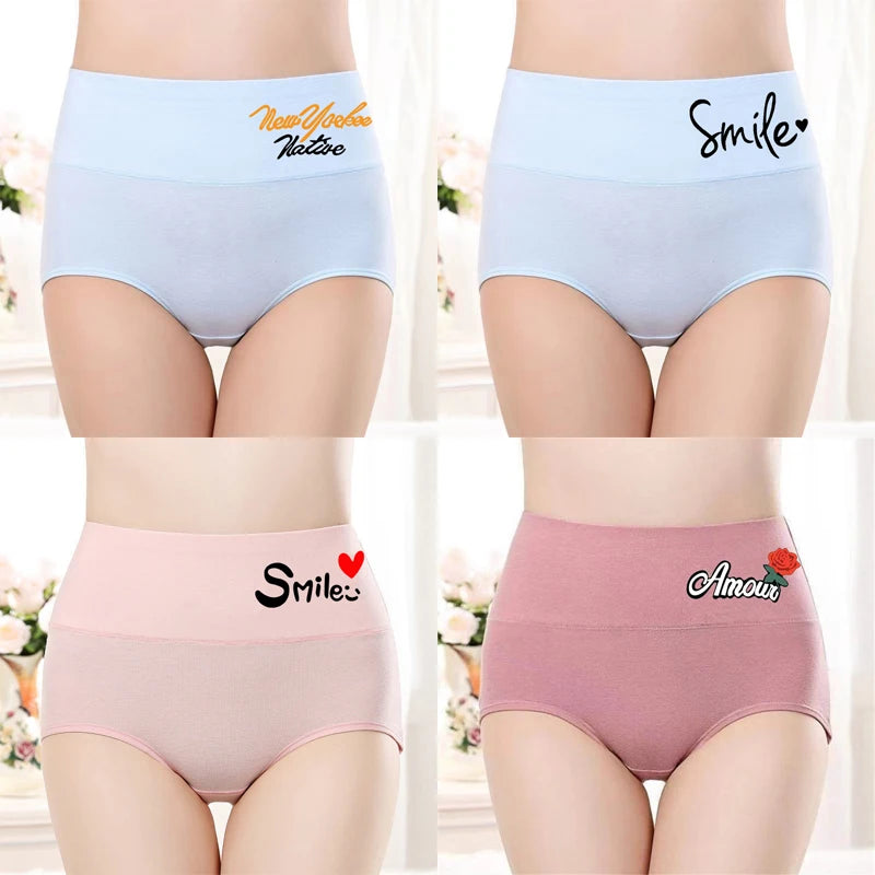4PCS/set Plus Size Underwear