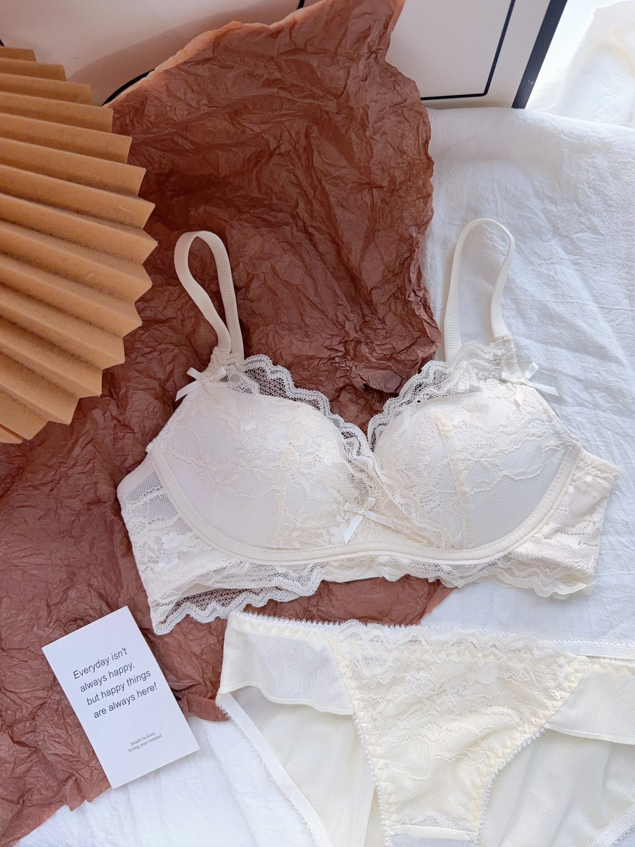 Cute Red Bra and Panty Set