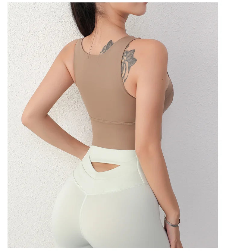 Women Sport Fixed Chest Pad