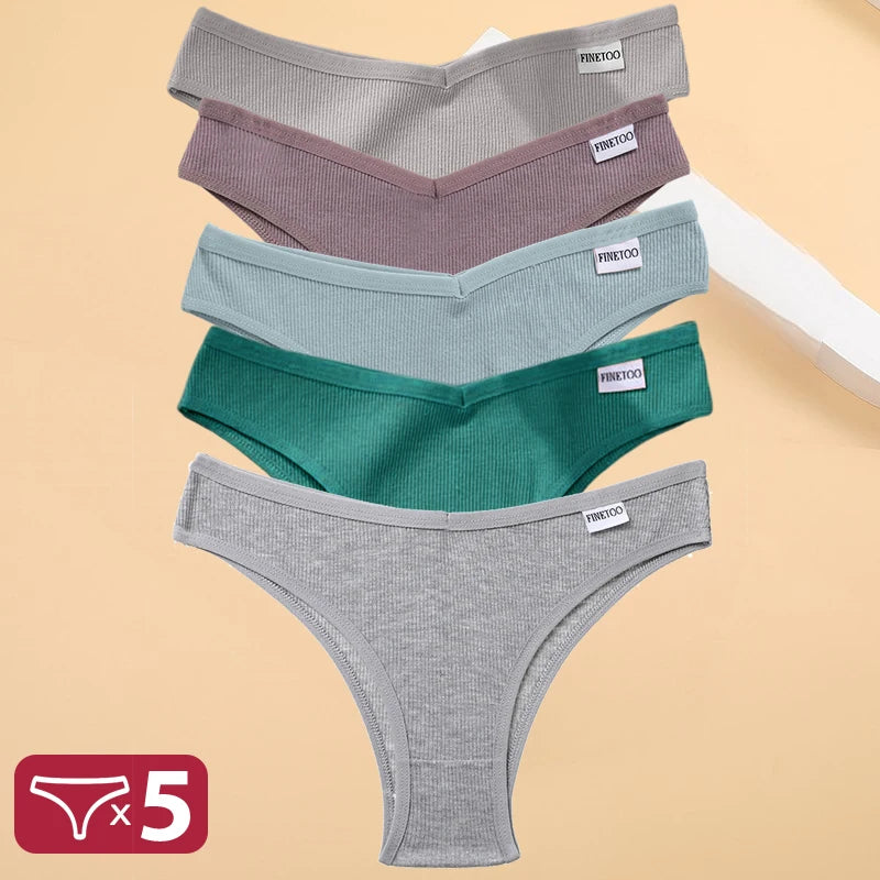 5PCS/Set Cotton Lingerie Panties