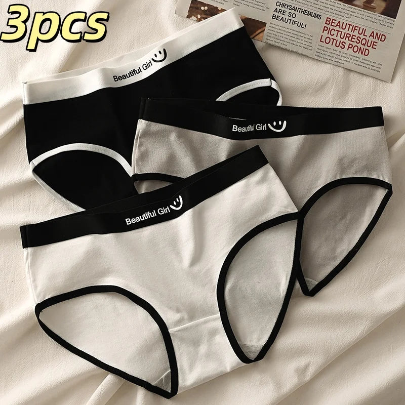 3 PCS/set Women's Cotton Soft