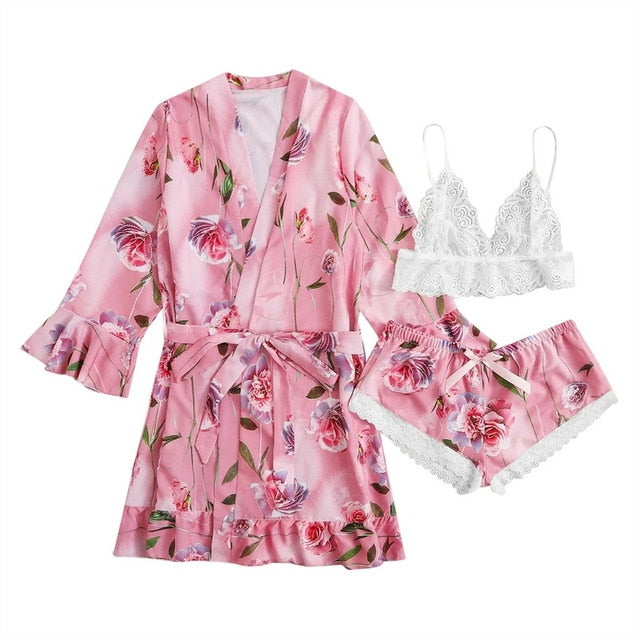 Lace Summer Robe Sleepwear