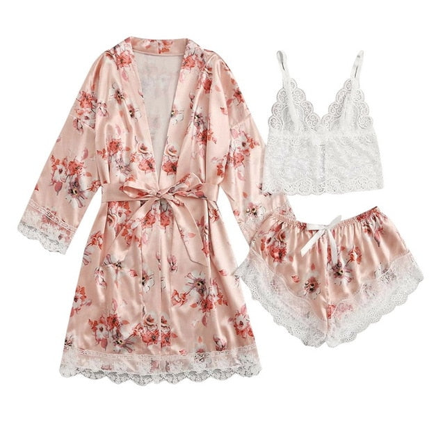 Lace Summer Robe Sleepwear