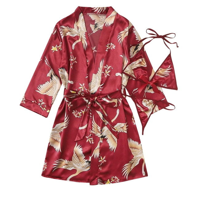 Lace Summer Robe Sleepwear